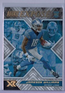 2022 Panini XR Football Jameson Williams Rookie Expose #RXP-7 White RC 21/25 - Foto 1 di 2