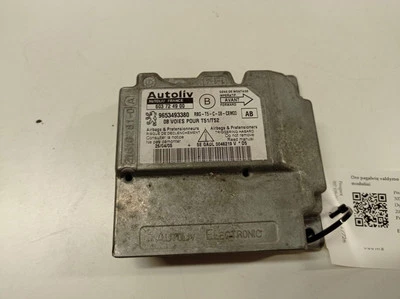 PEUGEOT 407 SW 6E Airbag-Steuergerät 9653493380 1.6 Diesel 80kw 2005 28628396 - Immagine 1 di 3