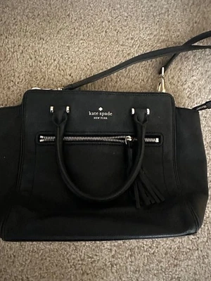 Bolsa satchel Kate Spade Chester Street pequena couro Allyn WKRU4322 borla preta - Imagem 1 de 3