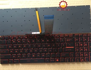 Keyboard US Red Backlight For MSI GL62M GL62MVR GL63 GL72M GL73 MS-16J9 MS-16P7 - Afbeelding 1 van 1