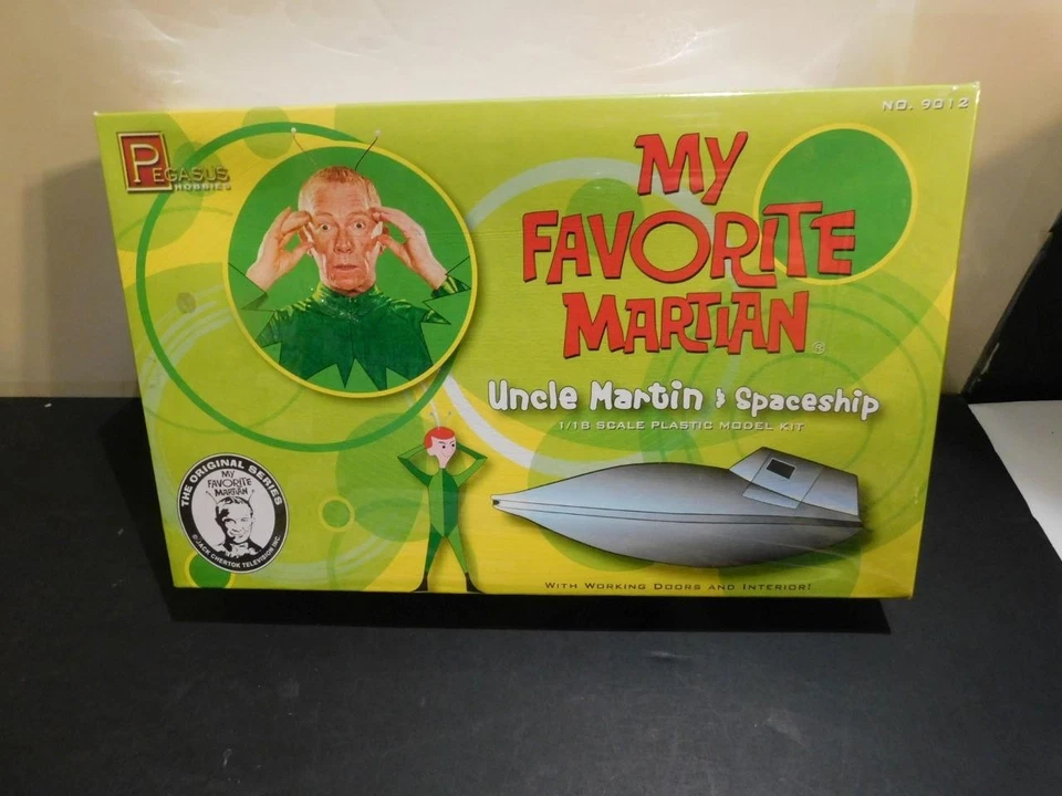 Pegaso 1:18 Mi tío marciano favorito Martin y nave espacial nuevo en caja Foto 1 de 1