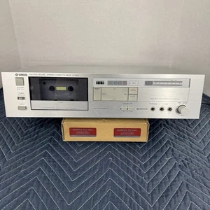 YAMAHA K-300 VINTAGE 2-HEAD 2-MOTOR STEREO CASSETTE DECK - SERVICED - CLEANED - Picture 1 of 8