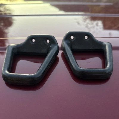 Chevy Camaro Pontiac Firebird 1993-2002 negro guía de cinturón de seguridad diestro y derecho conjunto OEM Foto 1 de 4