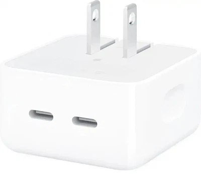 Apple Dual USB-C Port 35W Compact Power Adapter. NEW. FREE SHIPPING! - Image 1 of 4