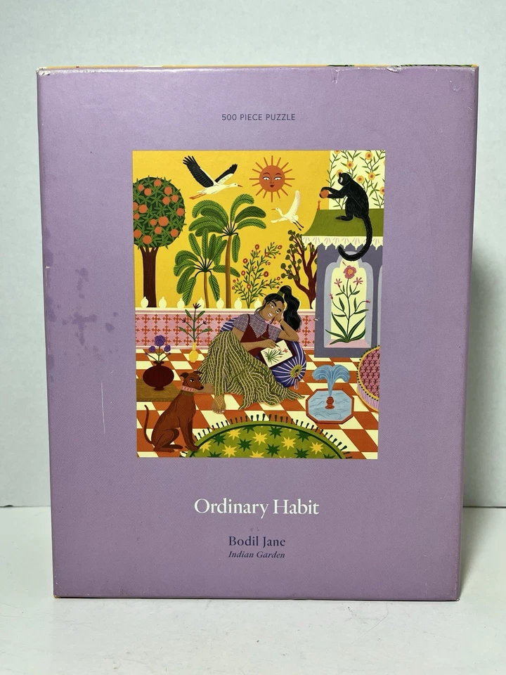 Bodil Jane Indian Garden Ordinary Habit 500 Piece Jigsaw Puzzle SEALED - Image 1 of 4