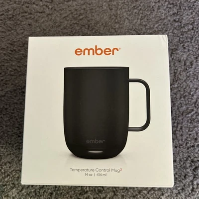 New Ember Temperature Control Smart Mug 2 14Oz App-Controlled Heated Mug - Black - Image 1 of 4