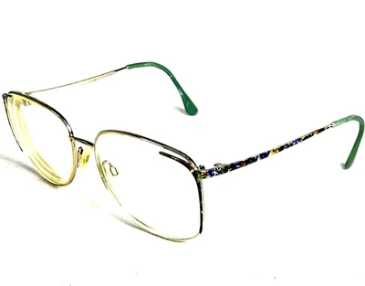 Monturas de gafas Fantasy by Marcolin Italia de colección aviador grandes retro púrpura verde Foto 1 de 4