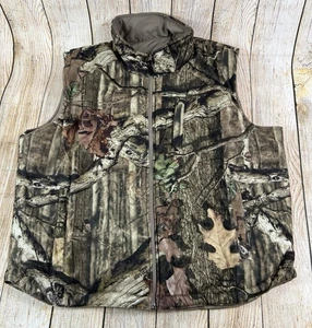 Vintage Redhead Camo Brown Mossy Oak Break Up Infinity Reversible Vest Size XL - Picture 1 of 11