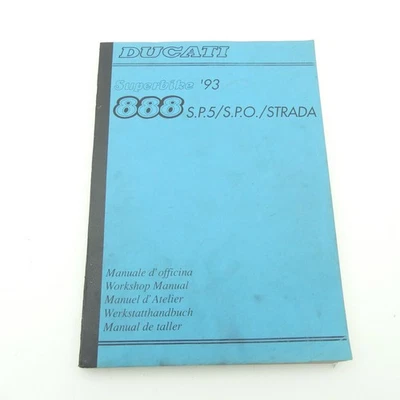 Original Ducati 888 SP5 SPO Strada Werkstatthandbuch Reparaturanleitung C5406 - Bild 1 von 4