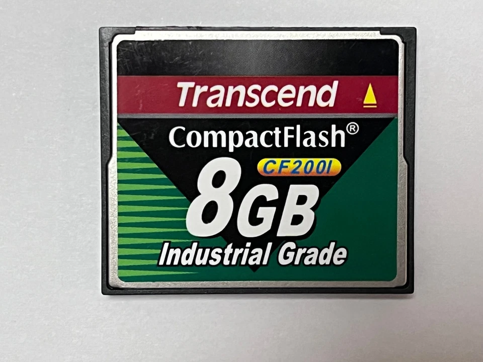 New Original Transcend CompactFlash CF200I 8 GB Industrial Grade 220X CF Card - Image 1 of 4