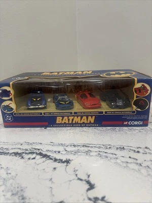 2005 Corgi BATMAN 4 Collectible Ages of Batman Die Cast Vehicle Version 2 - NEW - Image 1 of 4