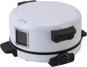 Horno Eléctrico para Pizza 2000W | Placa Antiadherente 12" 440°C Encimera Calor Rápido - Imagen 1 de 11