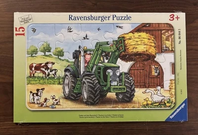 2013 ORIGINAL RAVENSBURGER PUZZLE KIDS 3+ FARM TRACTOR No. 06 0443 NEW - Image 1 of 2