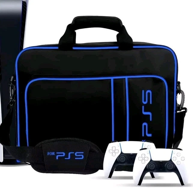BORSA DA TRASPORTO FOR PS5 PER CONSOLE PLAYSTATION 5 CUSTODIA CON TASCHE VIAGGIO - Immagine 1 di 1