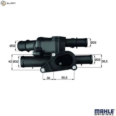THERMOSTAT COOLANT TM 1 105 FOR SKODA OCTAVIA/Combi VW GOLF/IV/Mk BORA FLIGHT - Image 1 of 4