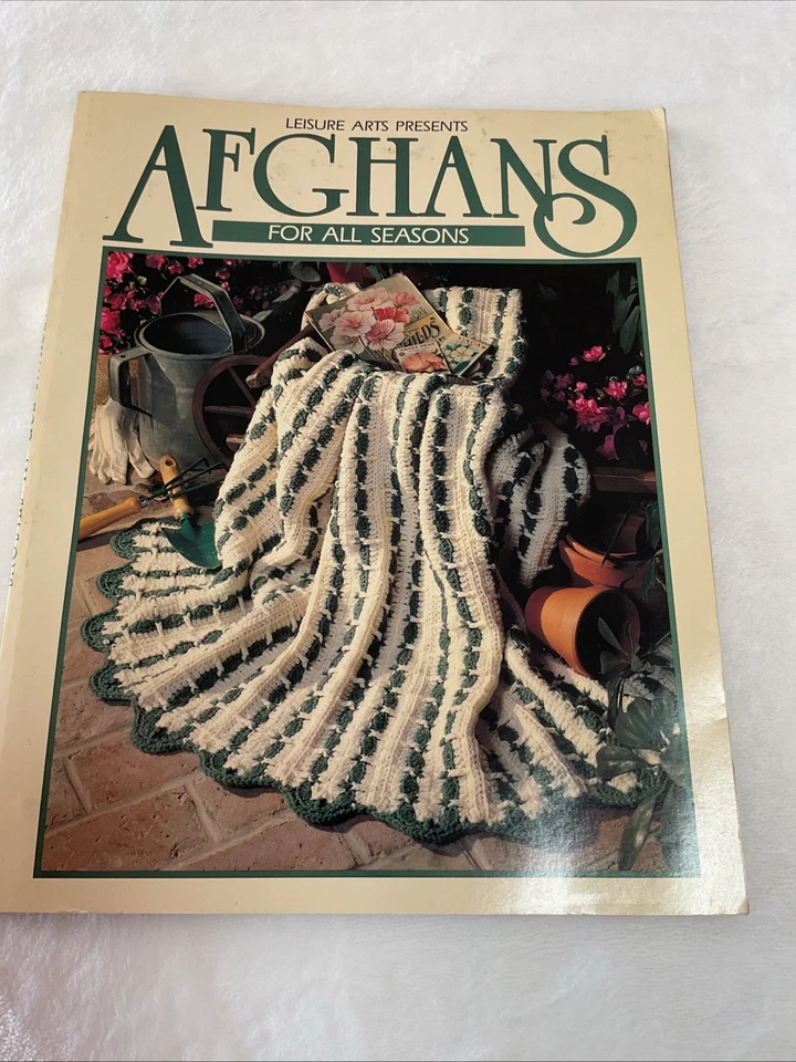 Leisure Arts - Presents Afghans For All Seasons 1983 - 52 Crocheted Afghans  - Image 1 of 1