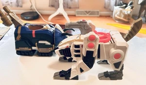 Imaginext Power Rangers White Ranger Tiger Zord & Blue Ranger Triceratop Zord - Bild 1 von 13