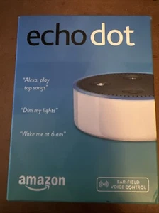 Amazon Echo Dot, 2nd Generation, White. SEALED NEVER OPENED - Picture 1 of 5