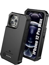ZEROLEMON iPhone 12 Pro Max Battery Case 10000mAh, Wireless Charging & Lightning