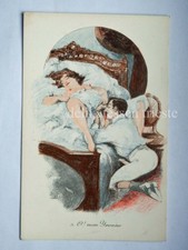 SEXY vintage nude nu erotic cartolina CPA postcard 5 mon Yvonne