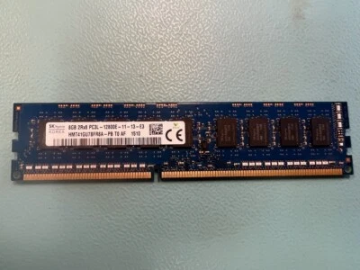 Hynix 8GB HMT41GU7AFR8A-PB PC3L-12800E DDR3 ECC UNBUFFERED  Memory RAM - Image 1 of 2