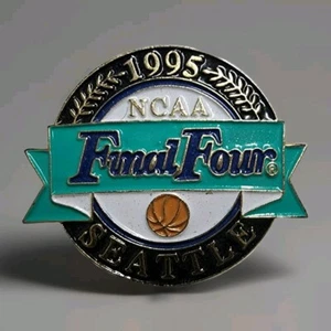 Prendedor de Seattle Final Four 1995 de la NCAA Arkansas Carolina del Norte Oklahoma State - Imagen 1 de 8