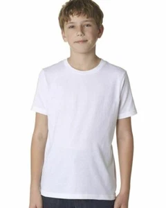 Next Level Youth Boys’ 100% Cotton Ringspun Crew Tee Shirt XS-XL 3310 - Picture 1 of 78