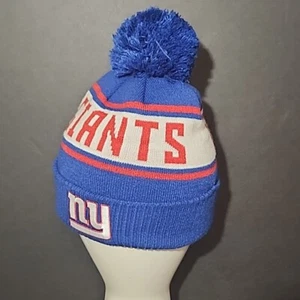 New York Giants NFL Team Bekleidung Beanie Mütze Bommel Erwachsene Unisex Einheitsgröße - Bild 1 von 8