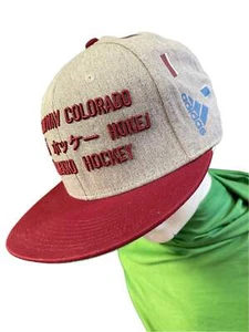 NHL Colorado Avalanche Adidas Culture Flag Snapback Cap/Hat OSFA NWT - Picture 1 of 7