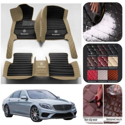 Car Floor Mats For Mercedes-Benz All Models Cargo Liners Carpets Waterproof Mats - Image 1 of 4