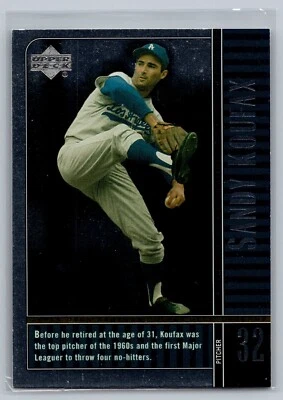 2000 Upper Deck Legends - Sandy Koufax #28 - Image 1 of 2