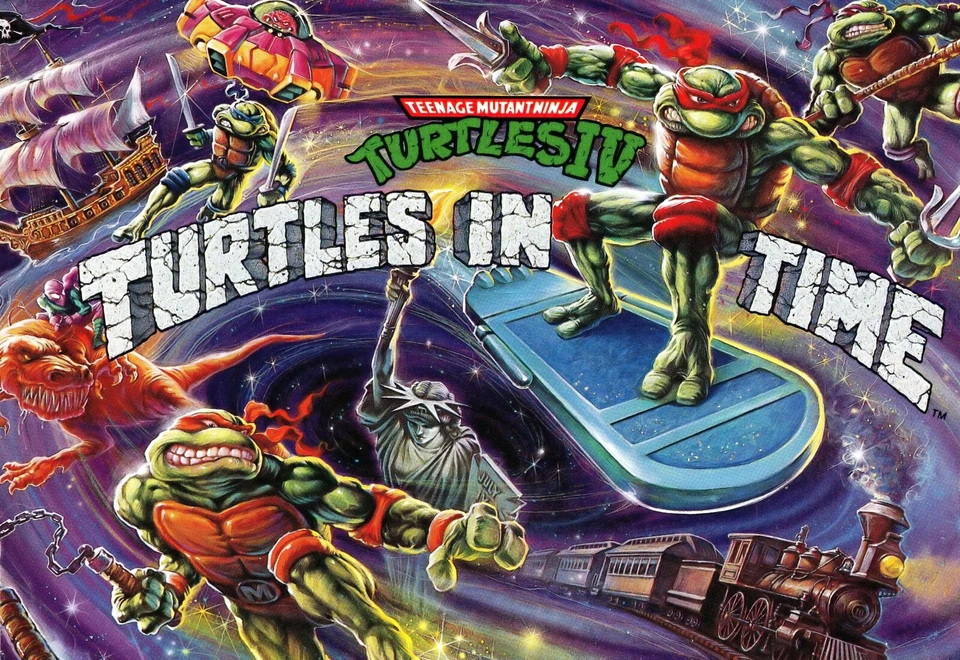TMNT Turtles in Time Poster - Image 1 of 1