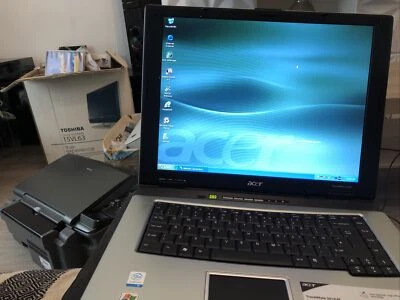 Acer Windows XP Intel Celeron M PC Working, *ethernet Only* - Image 1 of 2