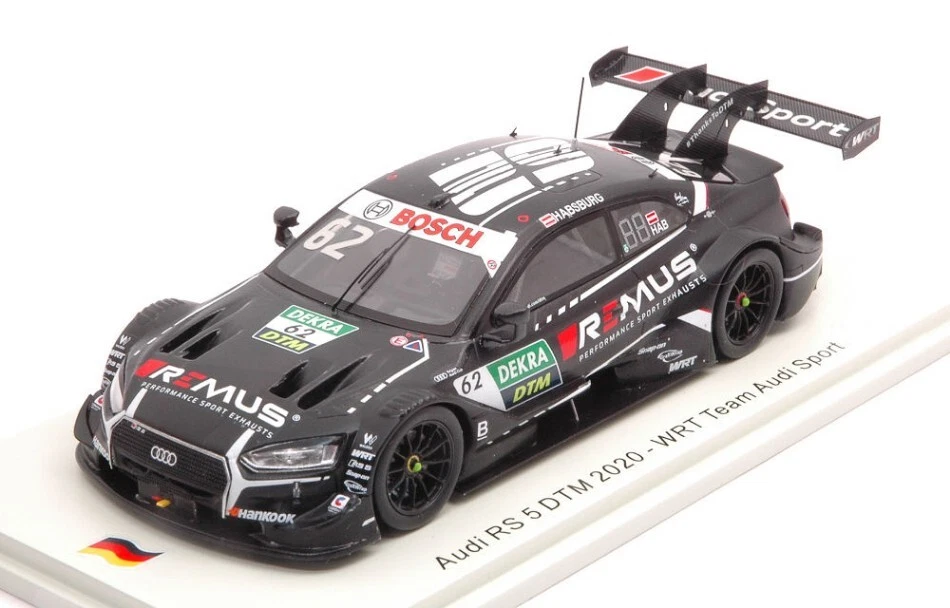 Modellino auto scala 1:43 Spark Model AUDI RS5 DTM 2020 racing modellismo nuovo - Immagine 1 di 1