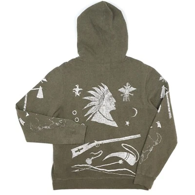 Denim Supply Full Zip Hoodie XL Chief Head Western Indian Navajo Ralph Lauren - Image 1 of 4