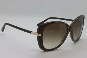 NEW TOM FORD TF 324 50F LINDA BROWN GOLD GRADIENT AUTHENTIC SUNGLASSES 59-14 - Picture 1 of 4