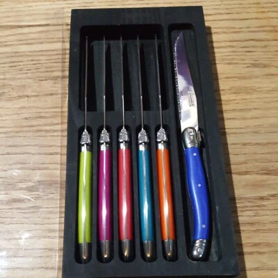 Juego de 6 cuchillos para carne Laguiole Sovereign  Foto 1 de 4