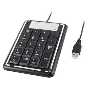 USB2.0 19 touches code numérique Clavier noir pour PC portable - Imagen 1 de 1