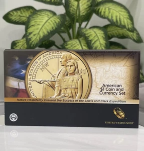 2014 Native American $1 Coin and Currency Set United States Mint and BEP TA9 - Bild 1 von 5