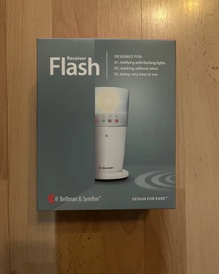 Bellman & Symfon ReceiverFlash Visit TischlampeLichtklingel für Hörgeschädigte - Bild 1 von 3