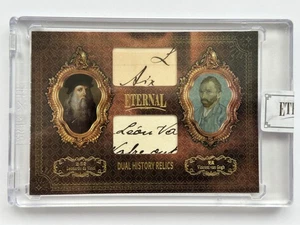 2024 Eternal Cuts Leonardo da Vinci Vincent van Gogh Dual History Relics /99 - Picture 1 of 7