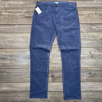 Pantalón Peter Millar Superior de Pana Suave Cinco Bolsillos Azul Talla 36X34 NUEVO Foto 1 de 4