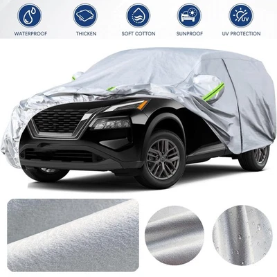 Cubierta completa impermeable para automóvil Nissan Rogue SUV lluvia nieve protección resistente a los rayos UV Foto 1 de 4
