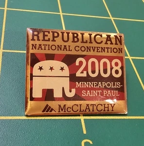 Spilla bavero St Paul 2008 convention nazionale repubblicana Minneapolis - Foto 1 di 2