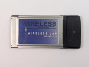 Vintage Atmel Fastvnet 502A-D PCMCIA WiFi Card 802.11 b (11 Mbps) in Orig. Case - Zdjęcie 1 z 9