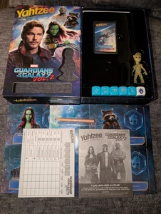 Marvel Guardians of the Galaxy Vol. 2 Yahtzee Dice Game 2017 Complete! Open Box! - Picture 1 of 7