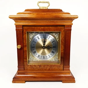 Strausbourg Manor Mantel Schreibtischuhr Quarz 16" x 12" x 6" Westminster Glockenspiel Vintage - Bild 1 von 7