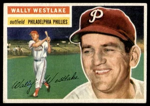 1956 Topps #81 Wally Westlake Philadelphia Phillies VG-VGEX white back crease - Picture 1 of 2