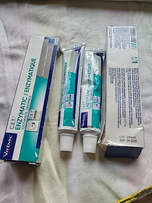 Virbac CET Enzymatic Toothpaste| Eliminates Bad Breath by Removing Plaque & Tart - Image 1 of 4
