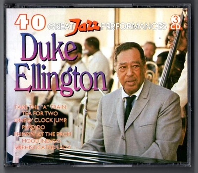 Duke Ellington 3 CD's Box-Set 40 GREAT JAZZ PERFORMANCES © 1990 That's Jazz NM- - Bild 1 von 4